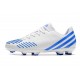 adidas Predator LZ I FG Diamond Edge - Footwear White Hi-Res Blue