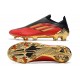 New adidas X Speedflow+ FG Vivid Red Gold Metallic Core Black