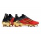 New adidas X Speedflow+ FG Vivid Red Gold Metallic Core Black