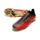 New adidas X Speedflow+ FG Vivid Red Gold Metallic Core Black