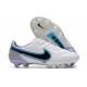 New Nike Tiempo Legend 9 Elite FG Shoes White Black Blue