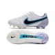 New Nike Tiempo Legend 9 Elite FG Shoes White Black Blue