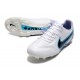 New Nike Tiempo Legend 9 Elite FG Shoes White Black Blue