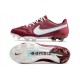 New Nike Tiempo Legend 9 Elite FG Shoes Team Red White Mystic Hibiscus