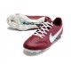 New Nike Tiempo Legend 9 Elite FG Shoes Team Red White Mystic Hibiscus