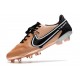 New Nike Tiempo Legend 9 Elite FG Shoes Gold Black