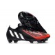 adidas Low Cut Predator Edge.1 FG Black Red White