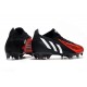 adidas Low Cut Predator Edge.1 FG Black Red White