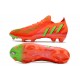 adidas Low Cut Predator Edge.1 FG Solar Red Team Green Core Black