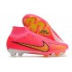 Nike Zoom Mercurial Superfly 9 Elite FG Cleats Pink Yellow