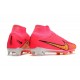 Nike Zoom Mercurial Superfly 9 Elite FG Cleats Pink Yellow