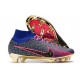 Nike Zoom Mercurial Superfly 9 Elite FG Cleats Pink Purple Blue