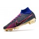 Nike Zoom Mercurial Superfly 9 Elite FG Cleats Pink Purple Blue