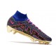 Nike Zoom Mercurial Superfly 9 Elite FG Cleats Pink Purple Blue