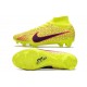 Nike Zoom Mercurial Superfly 9 Elite FG Cleats Yellow Red Black