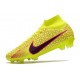 Nike Zoom Mercurial Superfly 9 Elite FG Cleats Yellow Red Black