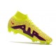 Nike Zoom Mercurial Superfly 9 Elite FG Cleats Yellow Red Black
