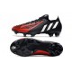 adidas Low Cut Predator Edge.1 FG Black Red White