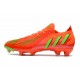 adidas Low Cut Predator Edge.1 FG Solar Red Team Green Core Black