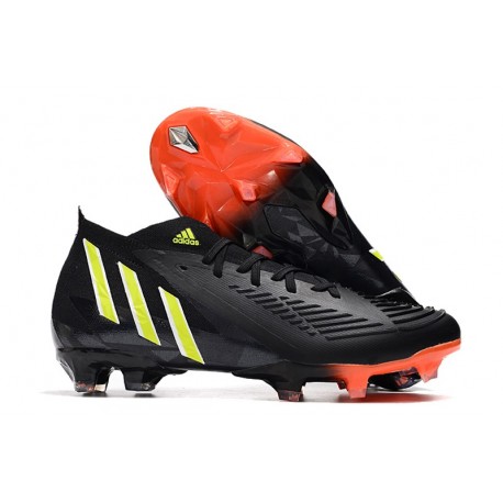 New adidas Predator Edge.1 FG Black Yellow Red