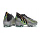 New adidas Predator Edge.1 FG Silver Metallic Core Black Solar Yellow