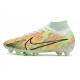 Nike Zoom Mercurial Superfly 9 Elite AG-Pro Green Dark Blue Orange