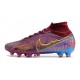 Nike Zoom Mercurial Superfly 9 Elite AG-Pro KM Dark Beetroot Mtlc Vivid Gold