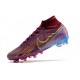 Nike Zoom Mercurial Superfly 9 Elite AG-Pro KM Dark Beetroot Mtlc Vivid Gold