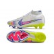 Nike Zoom Mercurial Superfly IX Elite Grass White Pink Volt