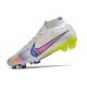 Nike Zoom Mercurial Superfly IX Elite Grass White Pink Volt