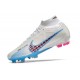 Nike Zoom Mercurial Superfly IX Elite Grass White Blue Black