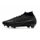 Nike Zoom Mercurial Superfly IX Elite Grass All Black