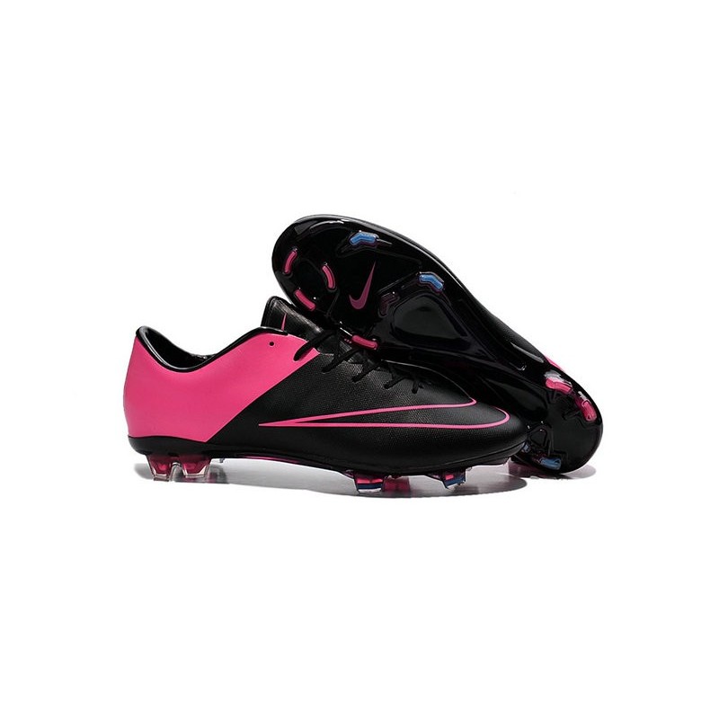 nike pink and black football boots