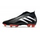 adidas Predator Edge+ FG Soccer Cleats Core Black White Solar Red