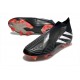 adidas Predator Edge+ FG Soccer Cleats Core Black White Solar Red