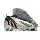 adidas Predator Edge+ FG Silver Metallic Core Black Solar Yellow