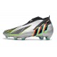 adidas Predator Edge+ FG Silver Metallic Core Black Solar Yellow