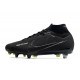 Nike Zoom Mercurial Superfly 9 Elite SG Black Dk Smoke Grey White Volt