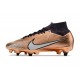 Nike Zoom Mercurial Superfly 9 Elite SG BRONZE BLACK WHITE