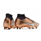 Nike Zoom Mercurial Superfly 9 Elite SG BRONZE BLACK WHITE