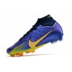 Nike Zoom Mercurial Superfly IX Elite Grass Purple Yellow