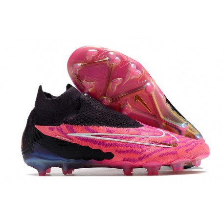 Nike Phantom GX Elite DF FG Firm Ground Pink Black