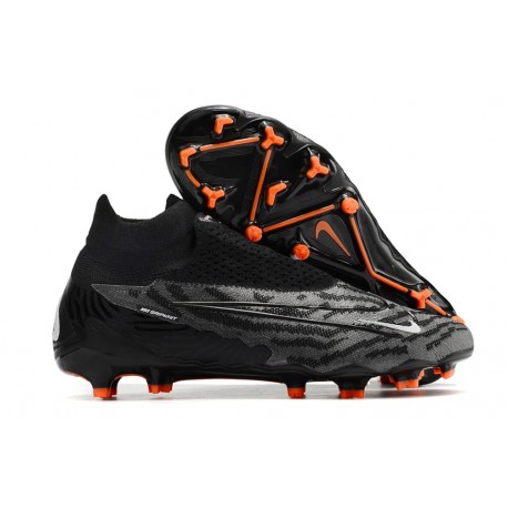 Nike Phantom GX Elite DF FG Firm Ground Black Summit White Dk Smoke Grey