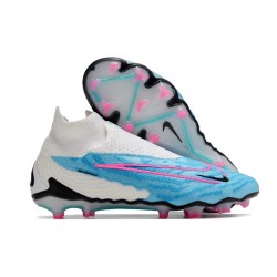 Nike Phantom GX Elite DF FG Firm Ground Baltic Blue Pink Blast White Laser Blue