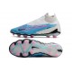 Nike Phantom GX Elite DF FG Firm Ground Baltic Blue Pink Blast White Laser Blue