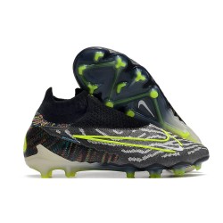 Nike Phantom GX Elite DF FG Firm Ground Black Volt White Blue Glow