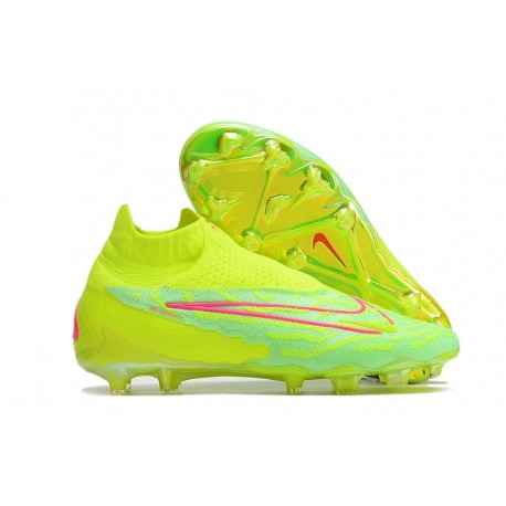 Nike Phantom GX Elite DF FG Firm Ground Barely Volt