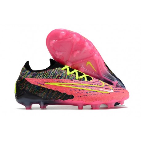 New Nike Phantom GX Elite FG Pink Black Yellow