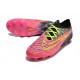 New Nike Phantom GX Elite FG Pink Black Yellow