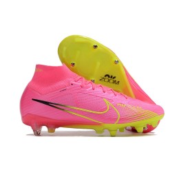 Nike Zoom Mercurial Superfly 9 Elite SG Pink Blast Volt Gridiron